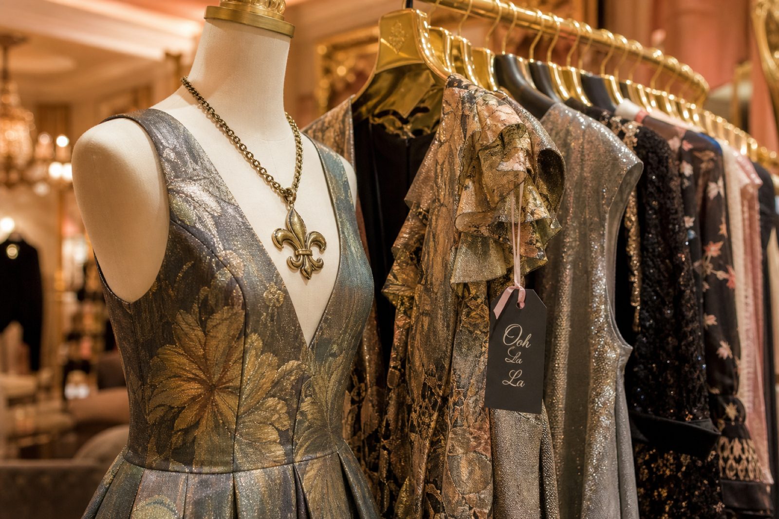 Ooh La La boutique fashion display